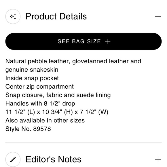 Coach - harmony hobo colorblock with snakeskin detail - Picture 7 of 7